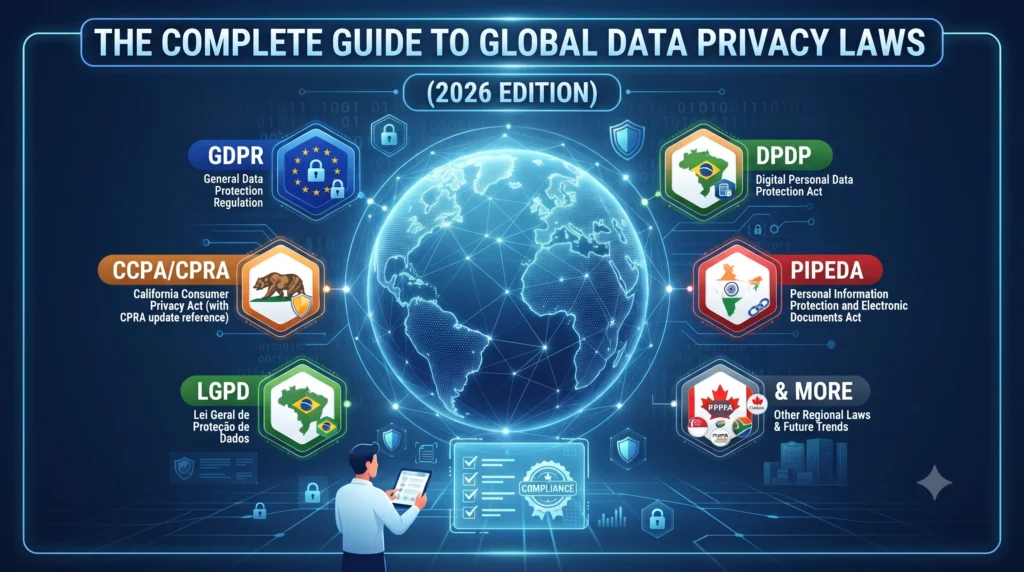 GDPR, CCPA, DPDP & Beyond: A Complete Guide to Global Privacy Compliance